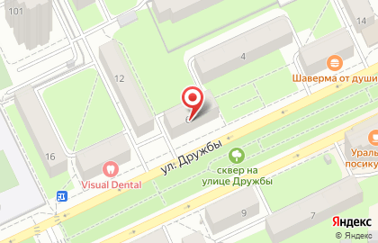 Оконная компания Олкон в Мотовилихинском районе на карте