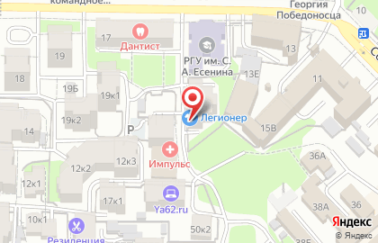 Армейский магазин Легионер на Семинарской улице на карте