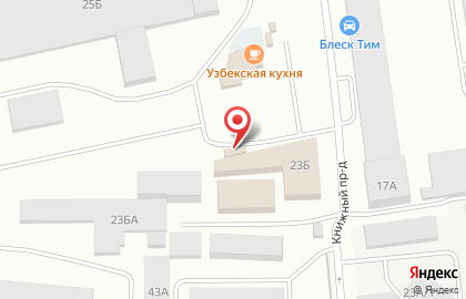 Киоск по продаже фастфудной продукции в Железнодорожном районе на карте