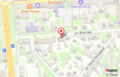 Коллегия Русборга на улице Власова на карте