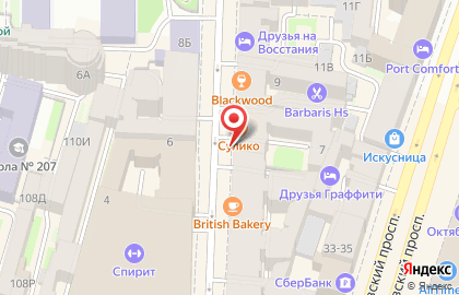 Юридическая фирма Фемида на площади Восстания на карте