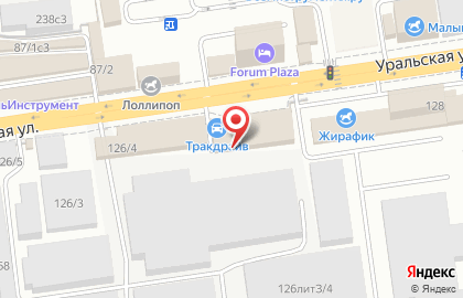 Торговая компания Тканивик в Карасунском районе на карте