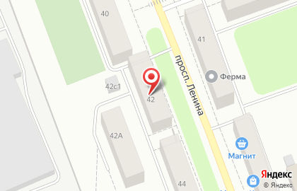 САФУ, Общежитие №2 на проспекте Ленина на карте