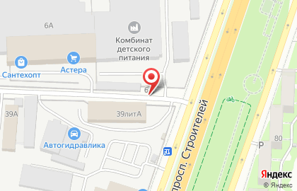 Магазин молочной продукции Комбинат детского питания на карте