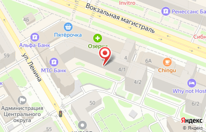 Кредитный потребительский кооператив КлассФинанс на Площади Гарина-Михайловского на карте