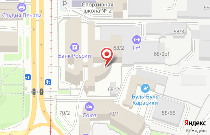 Парфе на Комсомольском проспекте на карте