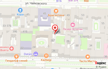 Столовая на ул. Чайковского, 47 на карте