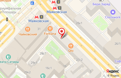 Бизнес-центр в Москве на карте