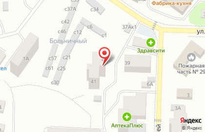 КБ Кедр на улице Бочкина в Дивногорске на карте