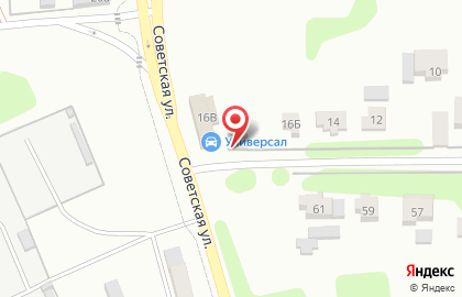 Автосервис Универсал на Северной улице на карте
