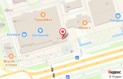СберБанк на проспекте Тракторостроителей, 1/34 на карте