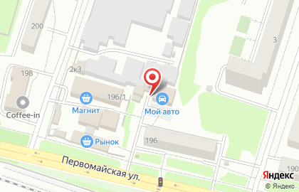 Автогарант, ООО на Первомайской улице на карте