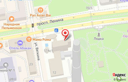 Специализированный магазин по продаже пиротехнических изделий на проспекте Ленина на карте