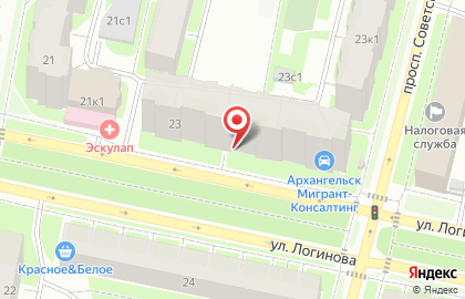 Центр заполнения декларации на карте