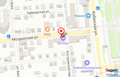 Гостиный дом в Астрахани на карте