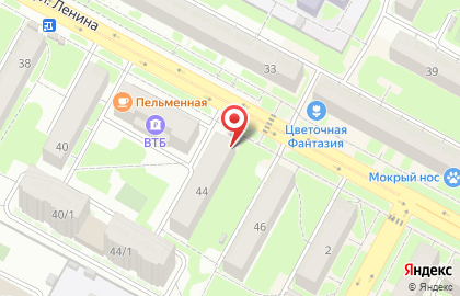 Магазин автозапчастей Exist.ru на улице Ленина на карте