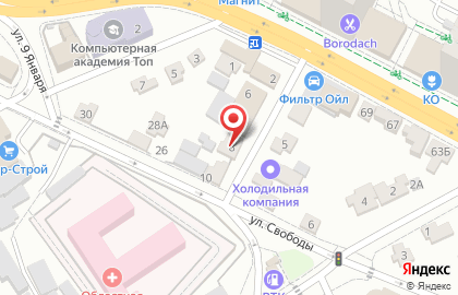 Автосервис Garage в переулке Специалистов на карте