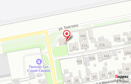 Автомойка на ул. Льва Толстого, 29 на карте