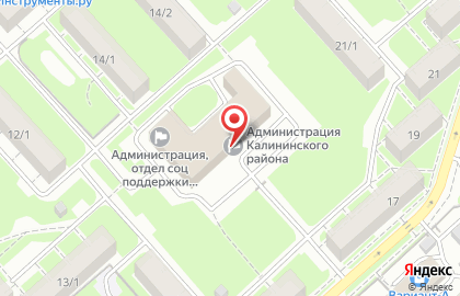 Администрация Калининского района на улице Богдана Хмельницкого на карте