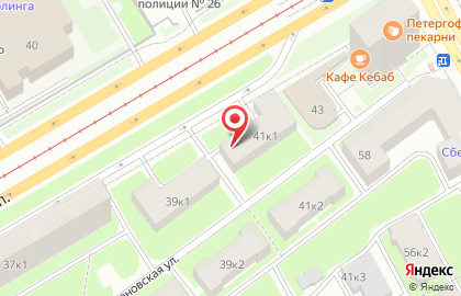 Эвакуационная компания Sos в Красногвардейском районе на карте