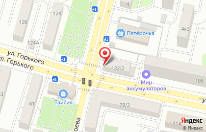 Оператор сотовой связи Tele2 на улице Горького на карте