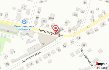 Магазин автозапчастей Престиж Авто на Телеграфной улице на карте