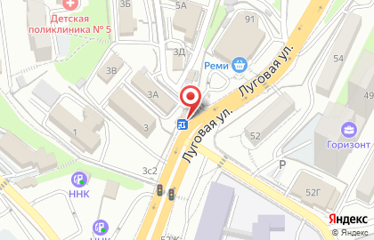 Магазин цветов Цветочный дворик в Первореченском районе на карте