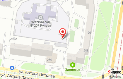 Гранд на улице Антона Петрова на карте