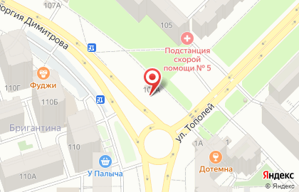 Магазин товаров для туризма и рыбалки Рыболов на Георгия Димитрова на карте