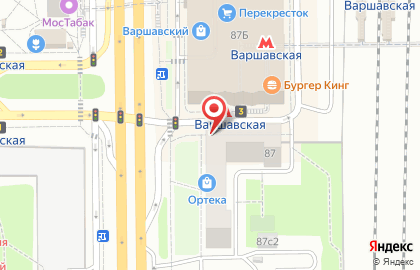 Терминал МТС-Банк на Варшавском шоссе на карте