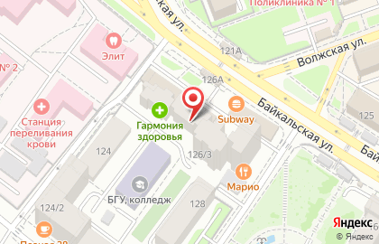 ТсПК на Байкальской улице на карте