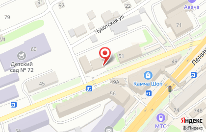 Пивной бар в Петропавловске-Камчатском на карте