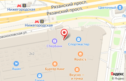 Терминал МТС-Банк на Нижегородской на карте