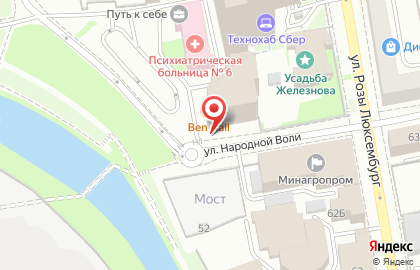 Торговая компания ПЛКСистемы в Октябрьском районе на карте