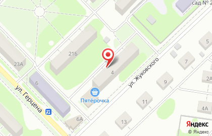 Выездная ветеринарная служба на улице Жуковского на карте