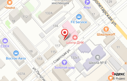 Кафе-бар Таверна на Советской улице на карте