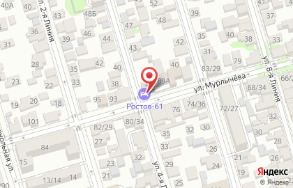 Отель Ростов-61 на карте