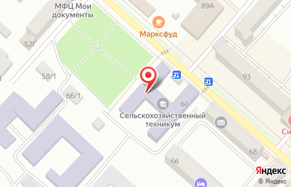 СГАУ им. Н.И. Вавилова, сельскохозяйственный техникум на карте