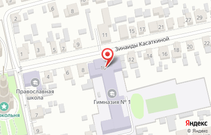 Гимназия №1 в Иваново на карте