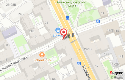 Политическая партия Единая Россия в Петроградском районе на карте