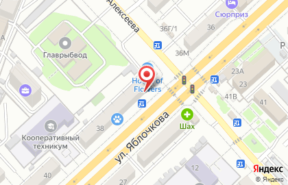 Строительная компания Рост на улице Яблочкова на карте