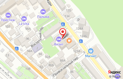 Гостиница Визит в Сочи на карте