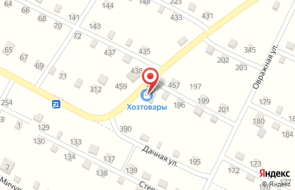 Продовольственный магазин уДачный в Волгограде на карте