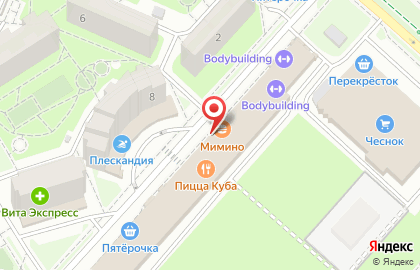 Магазин разливного пива Бархат в Октябрьском районе на карте