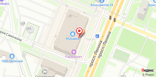 Сервисный центр A-Service в ТЦ Муравей (центральный вход) на карте
