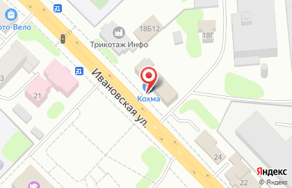 Салон Игла.рф на Ивановской улице на карте