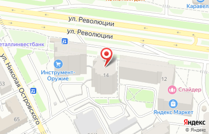 Фирменный магазин Телец в Свердловском районе на карте