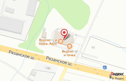 Универсам Верный на Рязанском шоссе на карте