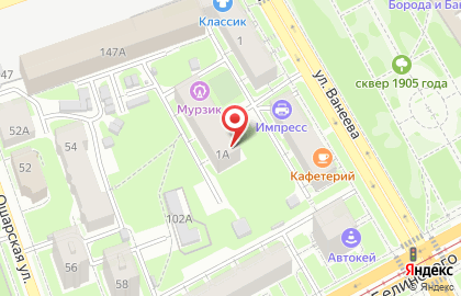 Академия Печати в Нижегородском районе на карте