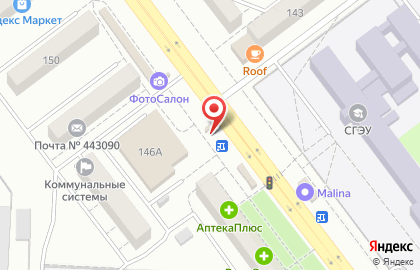 Киоск по продаже печатной продукции Роспечать на улице Советской Армии, 146а/1 киоск на карте
